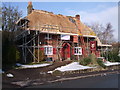 Thatching, the Horseshoe Inn, Mildenhall