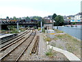 Newport railway tunnels viewed from platform 4