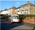 Milk float, Llwynu Lane, Abergavenny