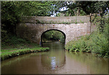 SJ8120 : Plardiwick Bridge near Gnosall Heath, Staffordshire by Roger  D Kidd