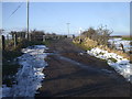 Vehicle barrier, Big Lane / Lon Fawr, Brynmawr