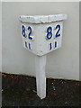 Totton: 82?-mile marker at the station