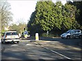 Mini roundabout on St Bernards Road