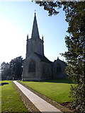 ST5818 : Trent: churchyard path by Chris Downer