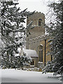 TL7963 : St Nicholas' Church, Little Saxham by Bob Jones