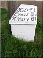 Milestone and bench mark, Kilrenny