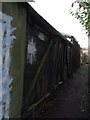 SU1687 : Railway carriage used as a shed, Dores Road, Upper Stratton by Vieve Forward