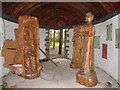 Wooden sculptures, Irvinestown (hut 3 A)