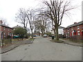 Looking back along Brooksbank Avenue