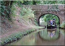 SJ7426 : Shropshire Union canal at Knighton, Staffordshire by Roger  D Kidd