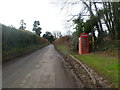 Moor Crichel, phone box