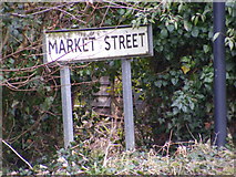 TM2972 : Market Street sign by Geographer