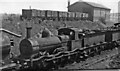 Ancient ex-Midland double-framed 0-6-0 at Bournville Locomotive Depot