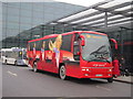 A Virgin Atlantic crew coach at terminal 3