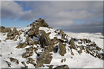 NT1421 : The Shepherds' Cairn on Cairn Law by Walter Baxter
