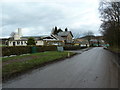 Trough Road outside Thorneyholme RC Primary School, Dunsop Bridge