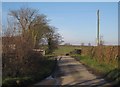 SX3891 : Lane past Woodland Farm by Derek Harper