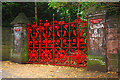 SJ4187 : Strawberry Field gates, Liverpool by Peter Tarleton