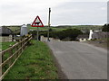 Drumlough Road heading eastwards towards Carnany Cross Roads