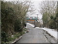 The rail bridge on Upper Icknield Way