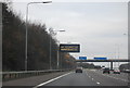 Slip road onto the M3, M25