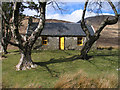 NN0283 : Estate bothy in Glen Suilaig by Trevor Littlewood