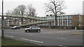 Footbridge and Police Station