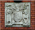 Coat of Arms on Bilston Library and Craft Gallery, Wolverhampton