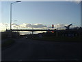 Footbridge over the Langley roundabout