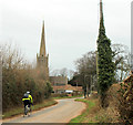 2012 : Approaching Court Farm on Church Lane near Winterbourne