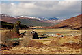 Auchallater farm and Glen Clunie