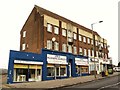 Shops and flats, Selvage Lane, NW7