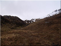 NN2174 : Terrain to the south-east of ridge bounding Allt Coire na Fhir Duibh in Killiechonate Forest by ian shiell
