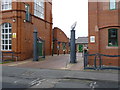 SO9199 : Newhampton Arts Centre gateway by Alan Murray-Rust