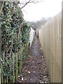 Footpath - Windermere Road