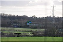 ST0414 : Mid Devon : Field & A361 by Lewis Clarke