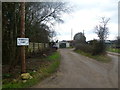 SU1510 : South Gorley, farm entrance by Mike Faherty