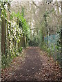 Public footpath to Lawrence Street, NW7