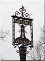 Mill Hill Village sign, Highwood Hill, NW7