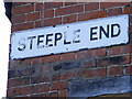 Steeple End sign