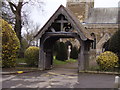 Lych gate, All Saints Church, Barrowby