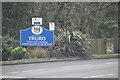 Truro : City Sign on Tregolls Road