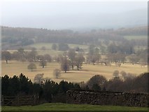 SK2668 : View to Chatsworth Park from Beeley Hilltop by Neil Theasby