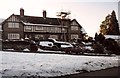 Scaffolding on mock-tudor, Turners Hill