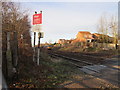 The Scunthorpe train at Hatfield Lane, Barnby Dun