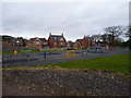 Housing and play area in Stallington