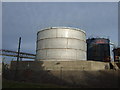 Storage tanks, chemical works