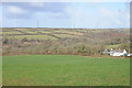 View to Delabole Wind Farm