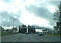 A92 and footbridge by Preston roundabout