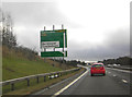 A92 approaching the Cowdenbeath exit